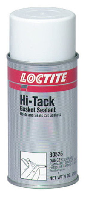 Loctite Hi-Tack Gasket Sealant, 9 oz Aerosol Can, Red, 12/CS