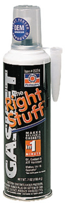 Permatex the Right Stuff Gasket Maker, 7 oz Automatic Tube, Black, 6/CS