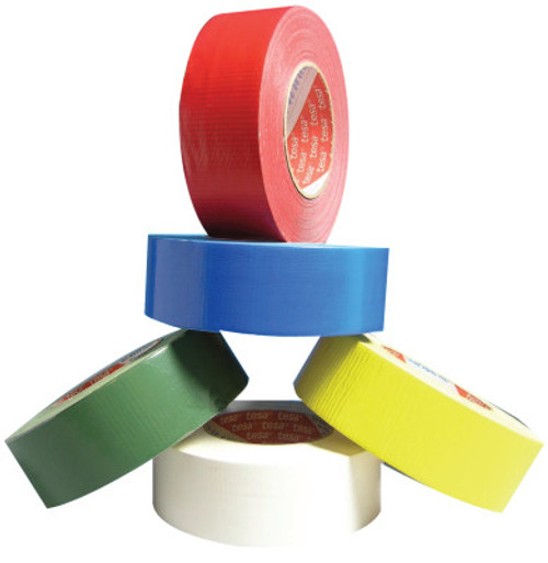 Tesa Tapes Industrial Grade Duct Tapes, Black, 2 in x 60 yd x 9 mil, 1/RL