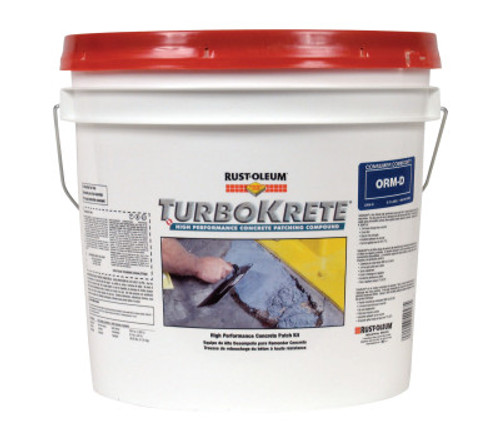 Rust-Oleum Industrial TurboKrete Concrete Patching Compounds, 2 Gallon, Light Gray, 1/EA