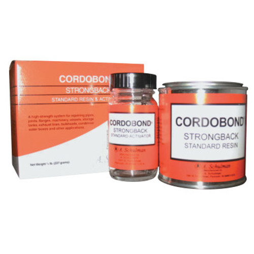 A. Schulman CORDOBOND Strong Back Resin and Activator, 1/2 lb Kit, 24/CA