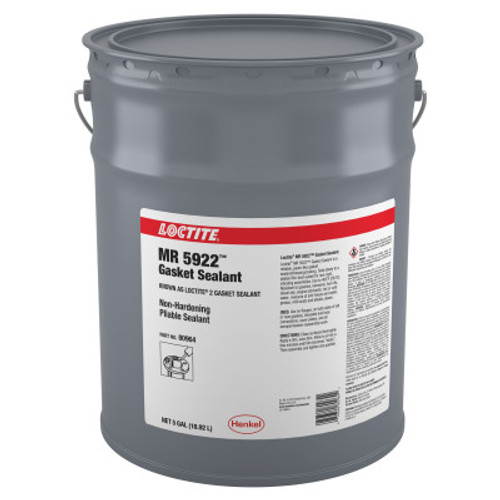 Loctite Sealant Gasket 2, 5 Gallon Can, Black, 5/PAL