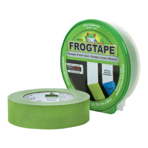 Shurtape FrogTape Multi-Surface Painter's Tapes, 36mm x 55m, 5.7 mil, Green, 24/CA