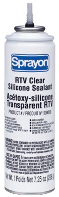 Krylon Industrial RTV Silicone Sealants, 8 oz Aerosol Can, White, 12/CS