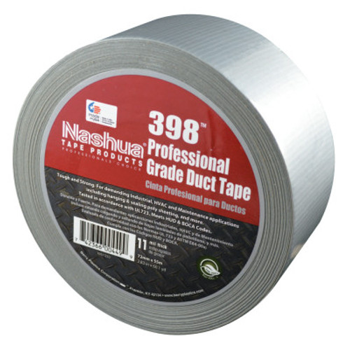 Berry Global Multi-Purpose Duct Tapes, Silver, 3 in x 60 yd x 11 mil, 1/ROL