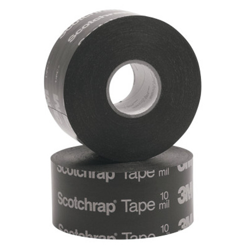 3M Scotchrap All-Weather Corrosion Protection Tape 50, Unprinted,100'X2",10 mil, Bk, 24/CA