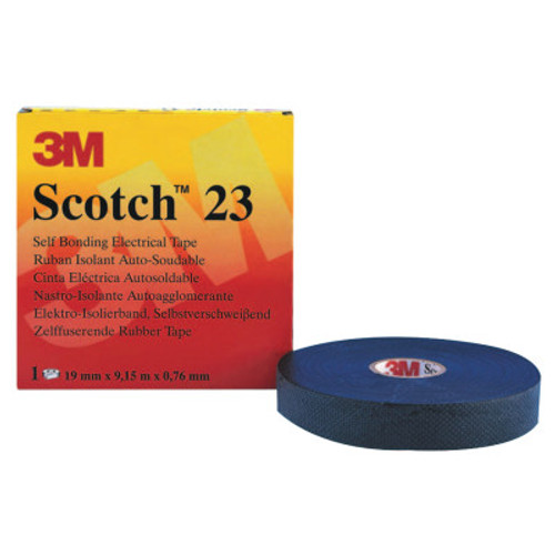 3M Scotch Rubber Splicing Tapes 23, 20 ft x 3/4 in, Black, 1/ROL