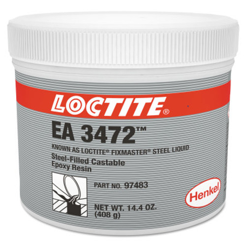 Loctite Fixmaster Steel Liquid, 1 lb, Kit, Grey, 1/KIT