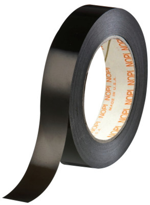 Tesa Tapes NOPI TPP Strapping Tape, 3/4 in x 60 yd, 95 lb/in Strength, Black, 96/CA