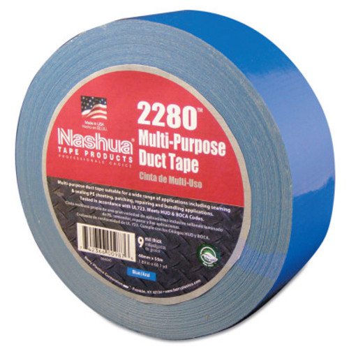Berry Global 2280 General Purpose Duct Tapes, Blue, 55m x 48mm x 9 mil, 1/RL
