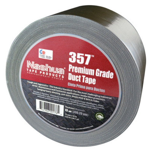 Berry Global Premium Duct Tapes, Olive Drab, 3 in x 60 yd x 13 mil, 1/ROL