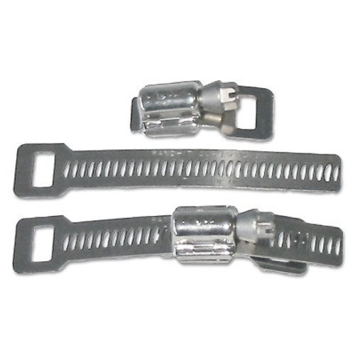 Band-It Scru-Band Clamp Sets, 3/8 in, Worm Drive, Stainless Steel, 10/BOX, #M21199