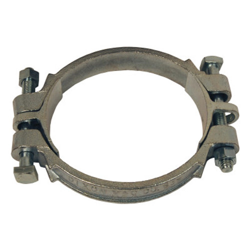 Dixon Valve Double Bolt Hose Clamps, 4 1/32"-4 9/32" Hose OD, Malleable Iron, 20/Bx, 1/EA, #463