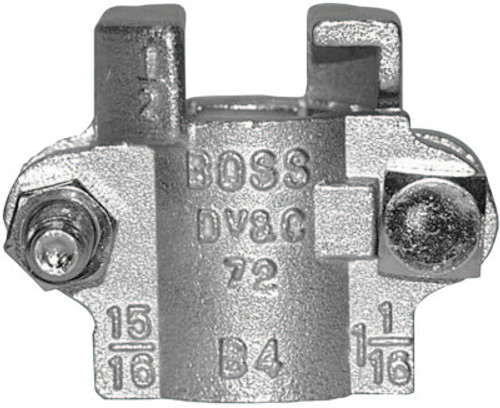 Dixon Valve Boss Clamps, 1/2" Hose ID, 15/16"-1 1/16" Hose OD, Malleable Iron, 25/BX, #B4