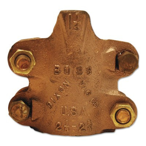 Dixon Valve Boss Clamps, 2" Hose ID, 2 1/2"-2 25/32" Hose OD, Brass, 1/EA, #BBU29 Dixon Valve Boss Clamps, 2" Hose ID, 2 1/2"-2 25/32" Hose OD, Brass, 1/EA, #BBU29
