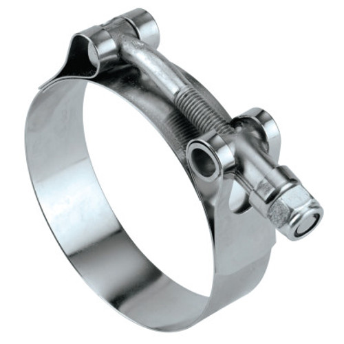 Ideal Heavy-Duty T-Bolt Clamp, 1 3/4"-2 1/8" Dia, 3/4"W, Stainless Steel, 10/BX, #300000000000