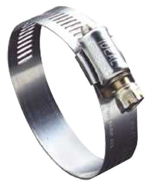 Ideal 50 Series Small Diameter Clamp, 2 1/4" Hose ID, 2-3"Dia, Stainless Steel 201/301, 10/BX, #5040