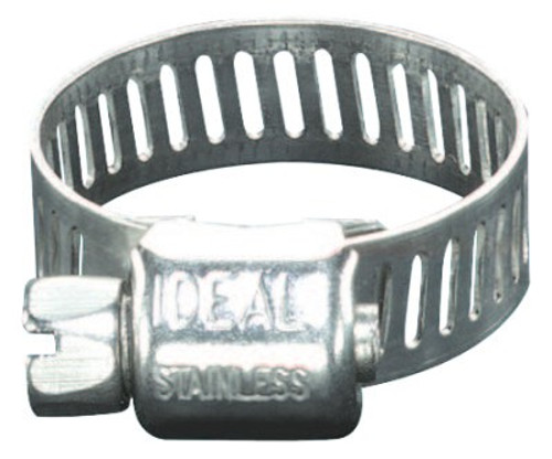 Ideal 62P Series Small Diameter Clamp, 1 3/4" Hose ID, 1 1/4-2 1/4" Dia, Steel 201/301, 10/BX, #62P28