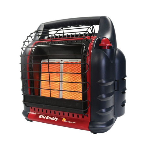 Mr. Heater Portable BIG Buddy Heaters, 4,000/9,000/18,000 Btu/h, 1 EA, #MH18B