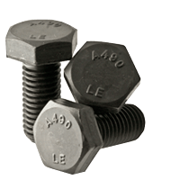7/8"-9 x 3-1/2" Partially Threaded A490 Type 1 Heavy Hex Structural Bolt Coarse Plain (USA) (250/Bulk Pkg.)