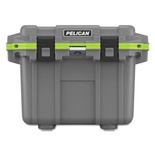 Pelican ProGear Elite Coolers, 32.95 qt, 19w x 25.3l x 18.5h, Gray, 1 EA, #30Q1DKGRYEGRN