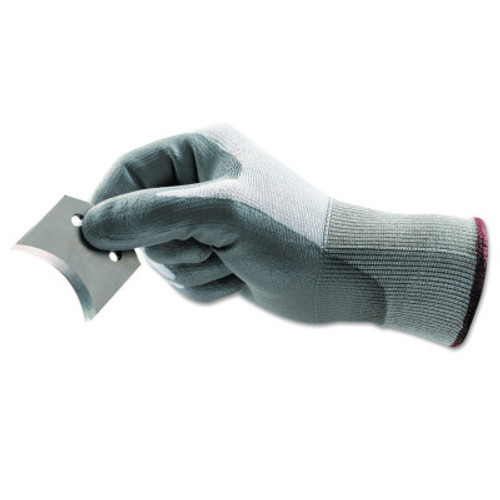 Ansell HyFlex 11-644 Light Cut Protection Gloves, Size 8, Gray/White, 12 Pair, #111675