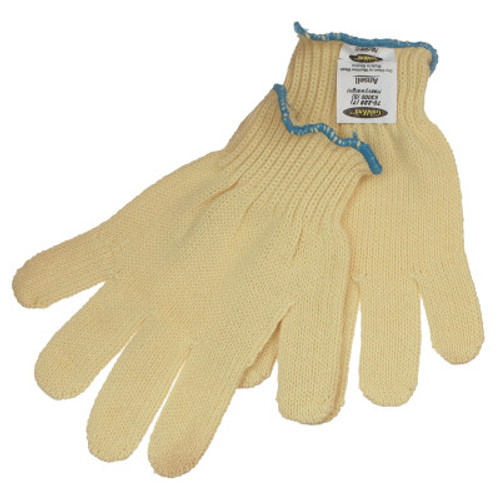 Ansell GoldKnit Heavyweight Gloves, Size 6, Yellow, 12 Pair, #103967