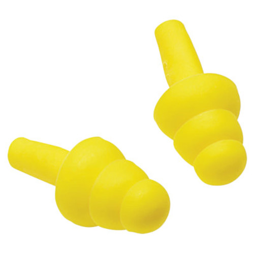 3M E-A-R Ultrafit Earplugs 340-4003, Elastomeric Polymer, Yellow, Uncorded, Poly Bag, 100/BX, #7000002321