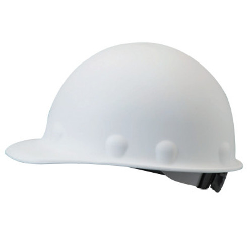 Fibre-Metal by Honeywell P2 Series Roughneck Hard Cap, SuperEight Ratchet, White, 1/EA, #P2ARW01