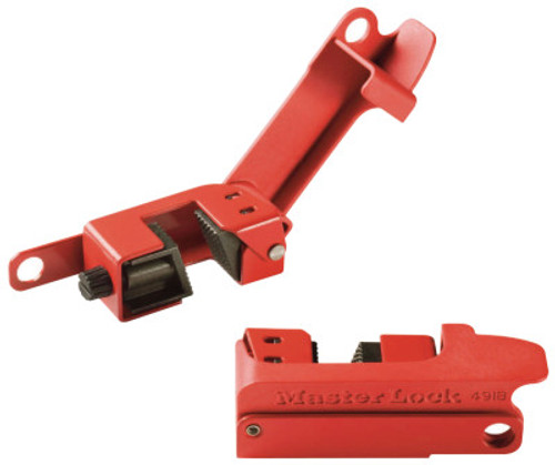 Master Lock Grip Tight Circuit Breaker Lockouts, for Tall or Wide Breaker, 1/EA, #491B