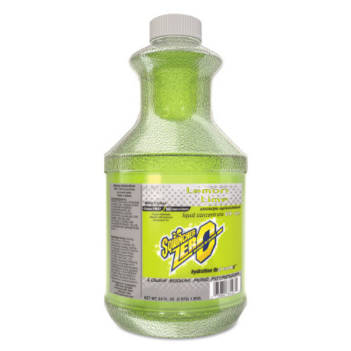 Sqwincher ZERO Liquid Concentrate, 64 oz, Yields 5 gal, Lemon-Lime, 6/CA #159050104