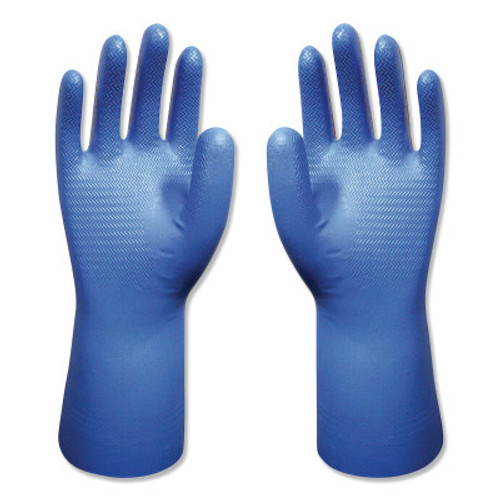 SHOWA Chemical Resistant Gloves, Size M, 12 in L, Orange, 1 PR, 12 Pair, #707HVO08