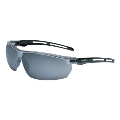 Honeywell Tirade Sealed Eyewear, SCT-Reflect 50 Lens, UvextraAF, Black/Gray Frame, TPR, 10/BX, #S4044
