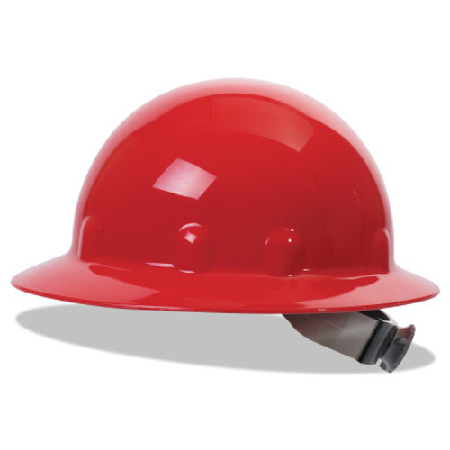Honeywell SuperEight Hard Hats, 8 Point Ratchet, Red, 1/EA, #E1RW15A000