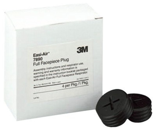 3M 7000 Series Facepiece Accessories, Full-Face Plug, Used With 7800S, 4/BOX, #7000029584 3M 7000 Series Facepiece Accessories, Full-Face Plug, Used With 7800S, 4/BOX, #7000029584