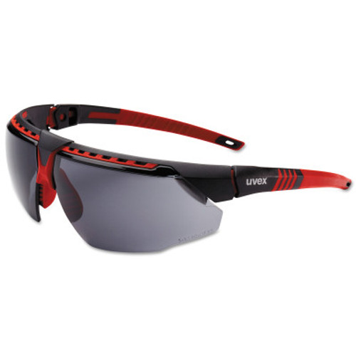 Honeywell Avatar Eyewear, Gray Lens, Anti-Fog, Red Frame, 1/EA, #S2861HS