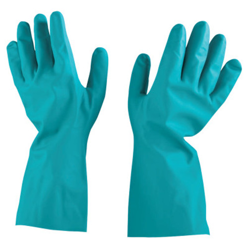 MCR Safety Unsupported Nitrile Gloves, Straight; Gauntlet Cuff, Unlined, Size 10, 11mil, 12 Pair, #5310