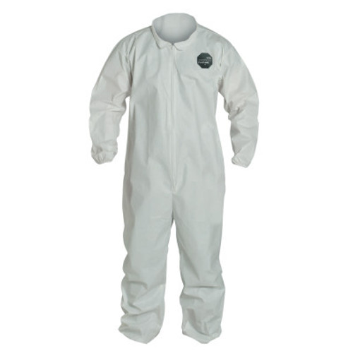 DuPont ProShield NexGen Coveralls with Elastic Wrists and Ankles, White, Large, 25/CA, #NG125SWHLG002500
