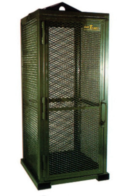 Saf-T-Cart? Storage Series Cylinder Cage, Locking Door, (9) Hi-Pressure Cylinders, 1/EA, #STS9