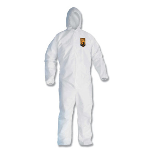 Kimberly-Clark Professional KLEENGUARD A20 Breathable Particle Protection Coveralls, 3X-Large, White, 20/CA, #49116