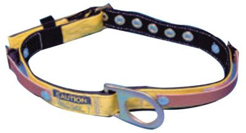MSA Miners Body Belt, Tongue Buckle, Fixed D-Ring, Large, 1/EA, #415335