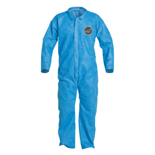 DuPont Proshield 10 Coveralls Blue with Open Wrists and Ankles, Blue, Large, 25/CA, #PB120SBULG002500