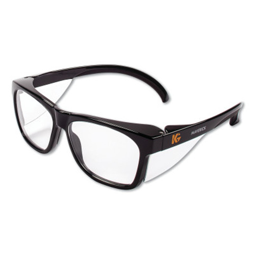 Kimberly-Clark Professional KLEENGUARD? MAVERICK? Safety Glasses, Clear Anti-Fog/Scratch Lens, Black Frame, 1/EA, #49309
