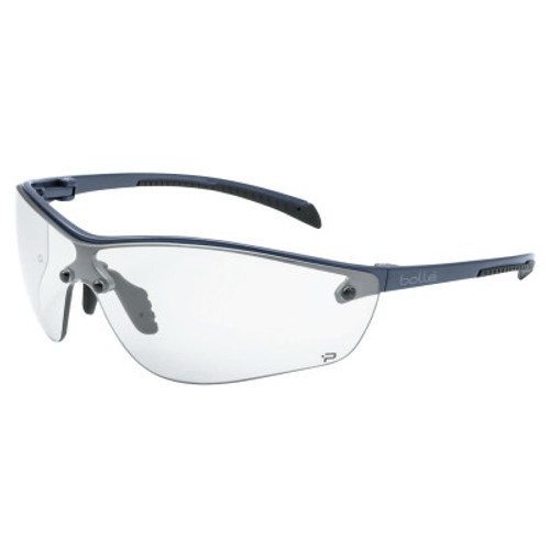 Bolle SILIUM+ Series Safety Glasses, Clear Lens, Platinum Anti-Fog/Anti-Scratch, 10/BX, #40237