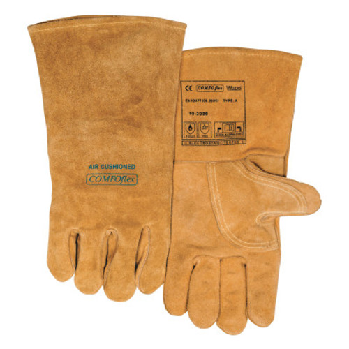 Best Welds Premium Leather Welding Gloves, Leather, XX-Large, Buck Tan, 1/PR, #102000XXL