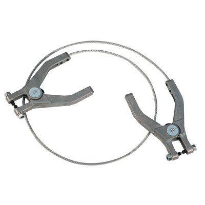 Justrite Anti-Static Flexible Wire, Steel, 3 ft., 1/EA, #8499