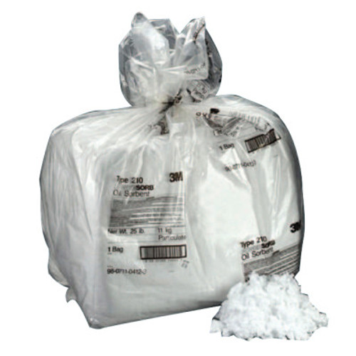 3M Petroleum Sorbent Particulates, Absorbs 35 gal, 25/BAL, #7100011408