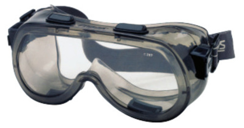 MCR Safety Verdict Goggles, Clear/Smoke, Antifog, Scratch Resistant, Elastic Strap, 1/EA, #2410