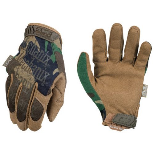 MECHANIX WEAR, INC The Original Woodland CamoTactical Gloves, Synthetic Leather, Small, MultiCam, 1/PR, #MG77008