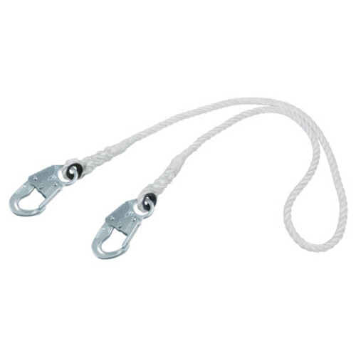 Capital Safety PRO Rope Positioning Lanyards, 6 ft, Self-Locking Snap Hook, 310 lb, 1/EA, #1385501